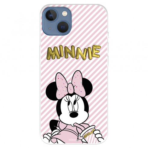 Funda para IPhone 14 Max Oficial de Disney Minnie Cold Balloon - Clásicos Disney