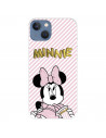 Funda para IPhone 14 Max Oficial de Disney Minnie Cold Balloon - Clásicos Disney