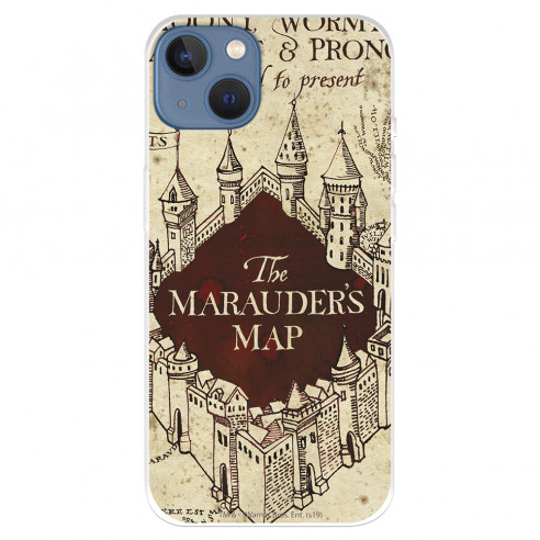 Funda para IPhone 14 Max Oficial de Harry Potter The Marauders Map fondo - Harry Potter
