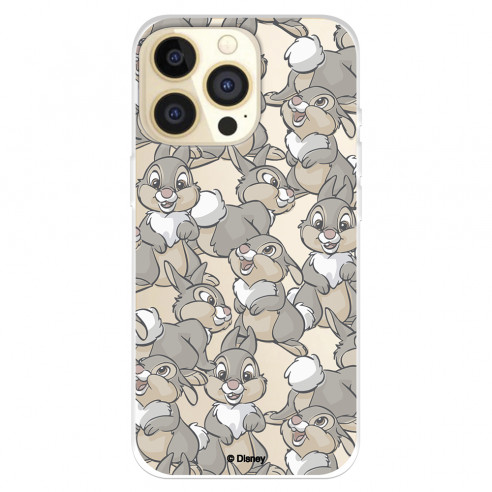 Funda para IPhone 14 Pro Oficial de Disney Tambor Patrones - Bambi