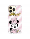 Funda para IPhone 14 Pro Oficial de Disney Minnie Cold Balloon - Clásicos Disney