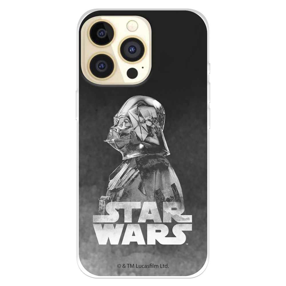 Mucama Contento actividad Funda para iPhone 14 Pro Oficial de Star Wars Darth Vader Fondo negro - Star  Wars