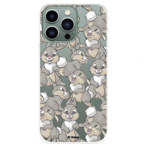 Funda para IPhone 14 Pro Max Oficial de Disney Tambor Patrones - Bambi