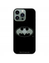 Funda para IPhone 14 Pro Max Oficial de DC Comics Batman Logo Transparente - DC Comics