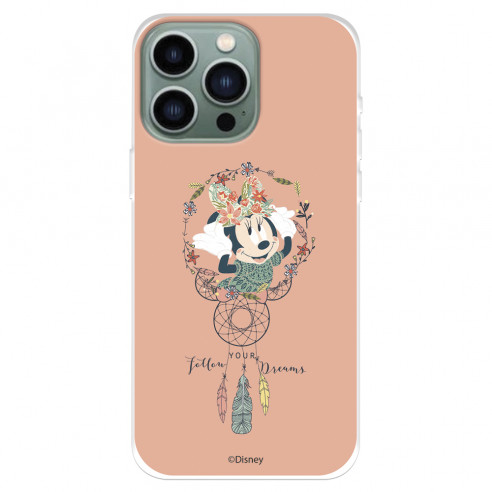 Funda para IPhone 14 Pro Max Oficial de Disney Minnie Atrapasueños - Clásicos Disney