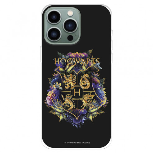 Funda para IPhone 14 Pro Max Oficial de Harry Potter Hogwarts Floral - Harry Potter