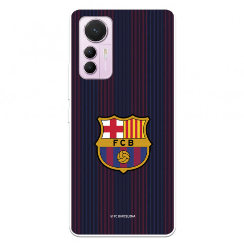 Funda para Xiaomi Mi 12 Lite 5G del FC Barcelona Rayas Blaugrana  - Licencia Oficial FC Barcelona