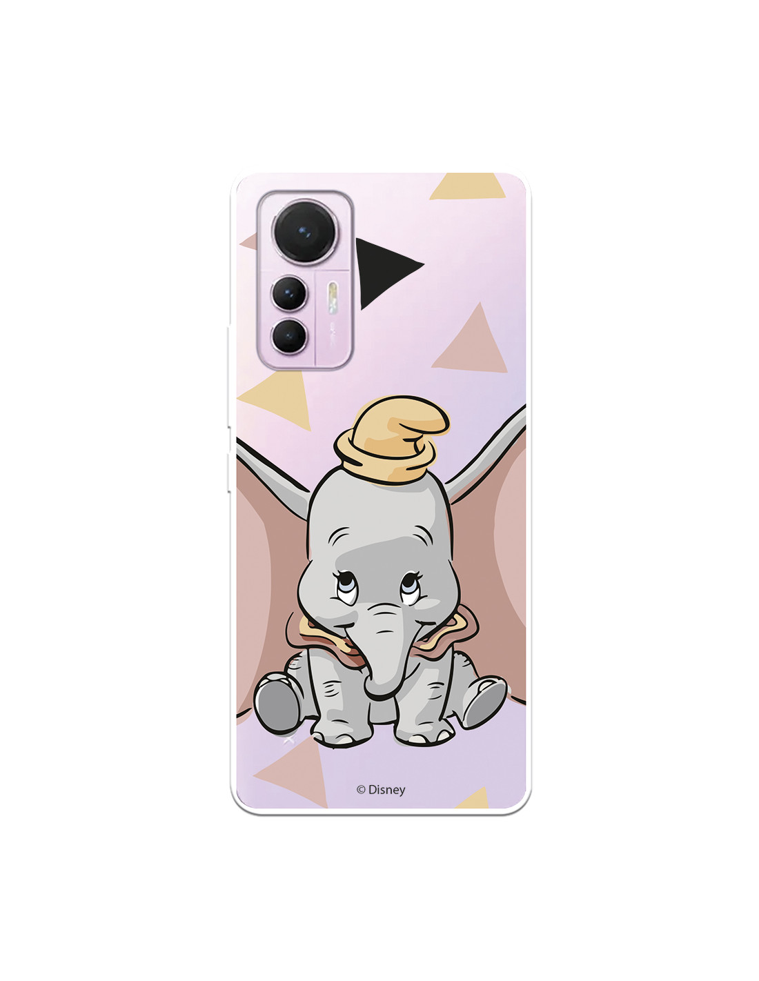 Funda para Xiaomi Mi 12 Lite 5G Oficial de Disney Dumbo Silueta  Transparente - Dumbo