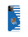 Funda para iPhone 11 Pro del Real Sociedad de Fútbol Real rayas horizontales  - Licencia Oficial Real Sociedad de Fútbol