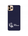 Funda para iPhone 11 Pro Max del Real Sociedad de Fútbol Real fondo azul oscuro  - Licencia Oficial Real Sociedad de Fútbol