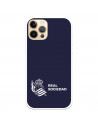 Funda para iPhone 12 Pro del Real Sociedad de Fútbol Real fondo azul oscuro  - Licencia Oficial Real Sociedad de Fútbol