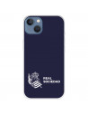 Funda para iPhone 13 del Real Sociedad de Fútbol Real fondo azul oscuro  - Licencia Oficial Real Sociedad de Fútbol