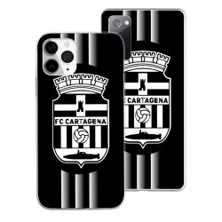 Funda Oficial FC Cartagena - Escudo en blanco y negro