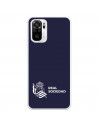 Funda para Xiaomi Redmi Note 10 del Real Sociedad de Fútbol Real fondo azul oscuro  - Licencia Oficial Real Sociedad de Fútbol