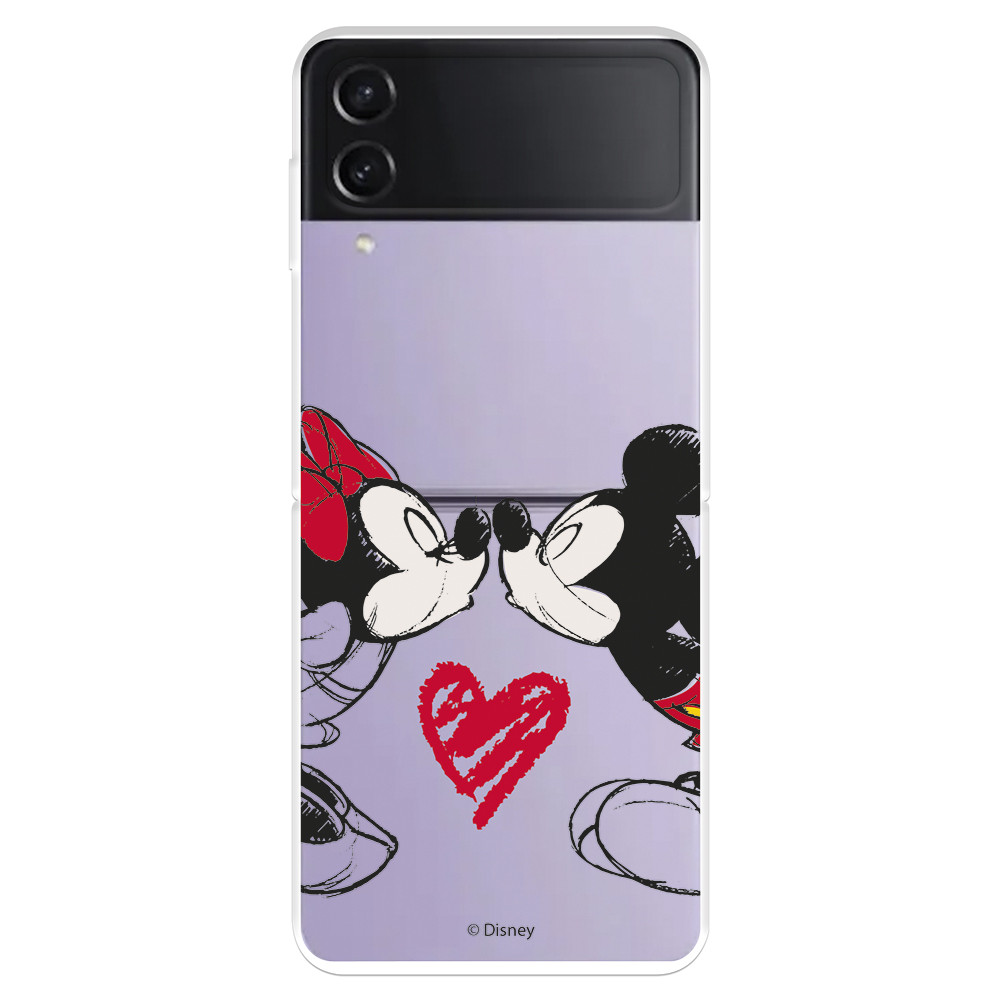 Funda para Samsung Galaxy A54 5G Oficial de Disney Mickey y Minnie Beso -  Clásicos Disney