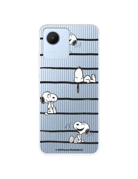 Funda para Xiaomi 13T Oficial de Peanuts Snoopy rayas - Snoopy