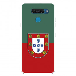 Funda para LG Q60 del Federación Portuguesa de Fútbol Bicolor  - Licencia Oficial Federación Portuguesa de Fútbol