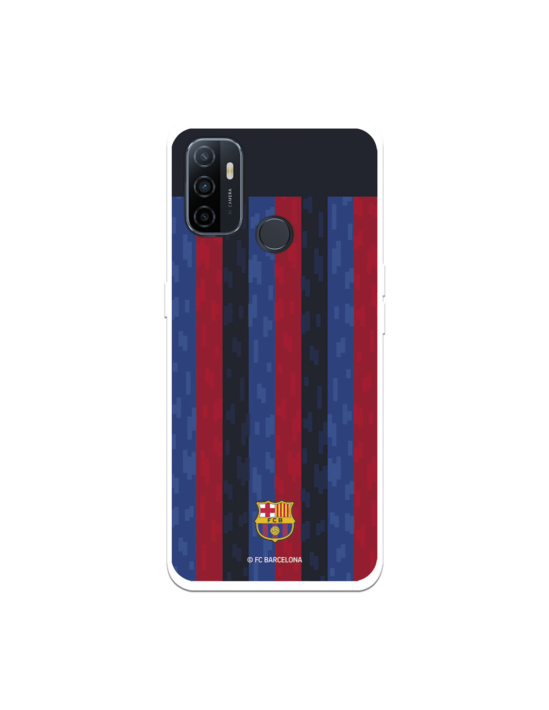 Funda para Samsung Galaxy A53 5G del FC Barcelona Fondo Rayas Verticales -  Licencia Oficial FC Barcelona