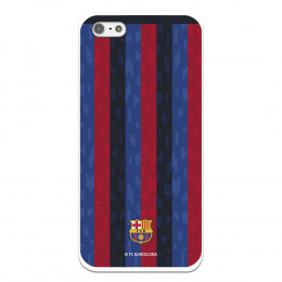 Funda para iPhone 5 del FC Barcelona Fondo Rayas Verticales  - Licencia Oficial FC Barcelona