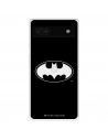 Funda para Google Pixel 6A Oficial de DC Comics Batman Logo Transparente - DC Comics