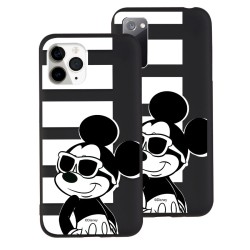 Funda Ultra suave negra Oficial Disney - Mickey sunglasses