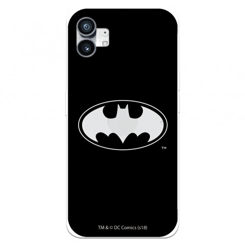 Funda para Nothing Phone 1 Oficial de DC Comics Batman Logo Transparente - DC Comics