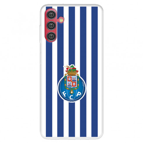Funda para Samsung Galaxy A04s del Fútbol Club Oporto Escudo Rayas  - Licencia Oficial Fútbol Club Oporto