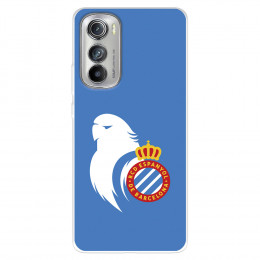 Funda para Motorola edge 30 del RCD Espanyol Escudo Perico  - Licencia Oficial RCD Espanyol