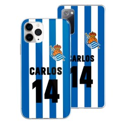 Funda Personalizada Fútbol - Licencia Oficial Real Sociedad de Fútbol