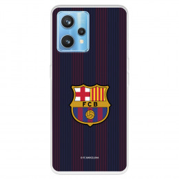 Funda para Realme 9 4G del FC Barcelona Rayas Blaugrana  - Licencia Oficial FC Barcelona