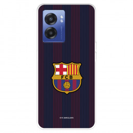 Funda para Oppo A57 4G del FC Barcelona Rayas Blaugrana  - Licencia Oficial FC Barcelona