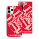 Funda Oficial FC Cartagena - Escudo en fondo rojo