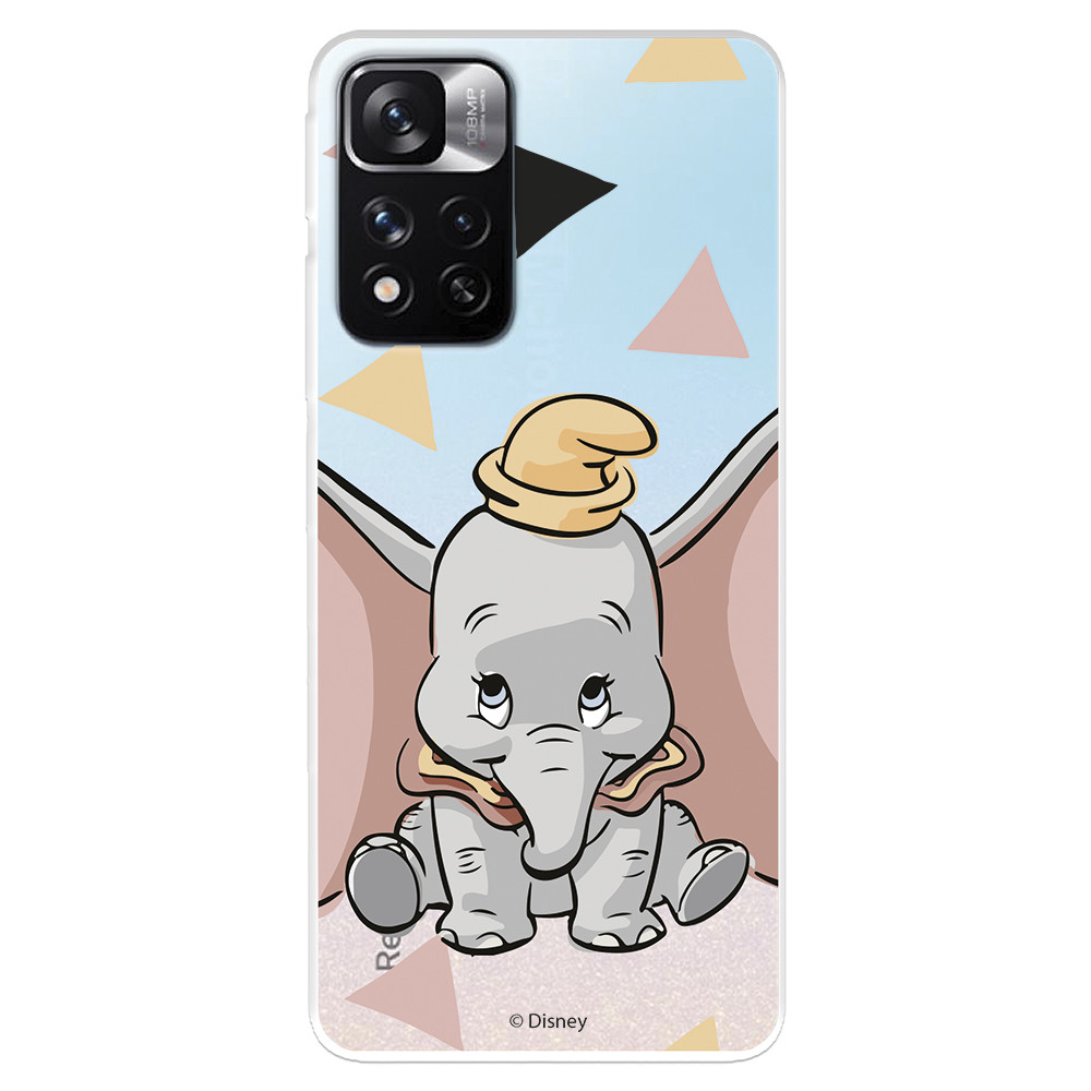 Funda para Xiaomi Redmi Note 11S 5G Oficial de Disney Dumbo Silueta  Transparente - Dumbo