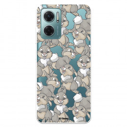 Funda para Xiaomi Redmi 10 5G Oficial de Disney Tambor Patrones - Bambi