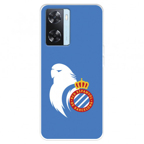 Funda para Oppo A57s del RCD Espanyol Escudo Perico  - Licencia Oficial RCD Espanyol