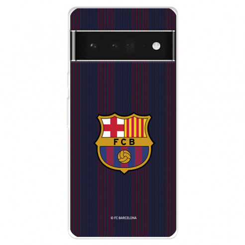 Funda para Google Pixel 7 Pro del FC Barcelona Rayas Blaugrana  - Licencia Oficial FC Barcelona