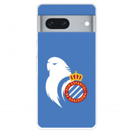 Funda para Google Pixel 7 5G del RCD Espanyol Escudo Perico  - Licencia Oficial RCD Espanyol