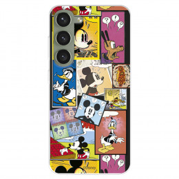 Funda para Samsung Galaxy S23 Plus Oficial de Disney Mickey Comic - Clásicos Disney