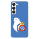 Funda para Samsung Galaxy S23 del RCD Espanyol Escudo Perico  - Licencia Oficial RCD Espanyol