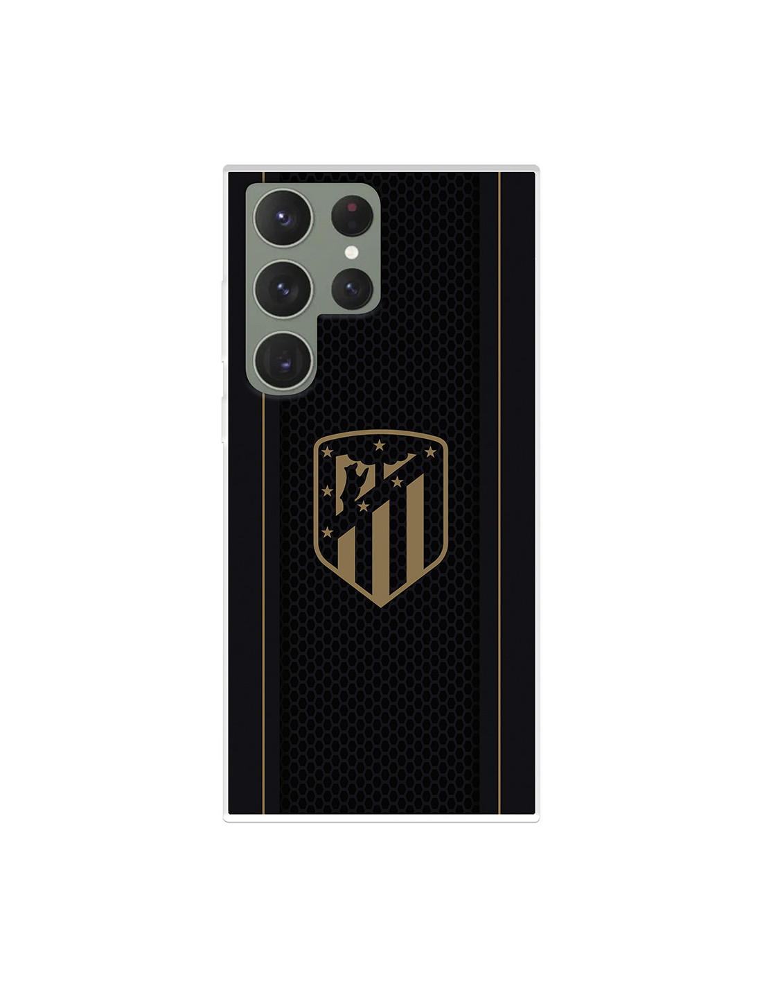 Funda para Xiaomi 13 Pro del Atlético de Madrid Escudo Dorado Fondo Negro -  Licencia Oficial Atlético