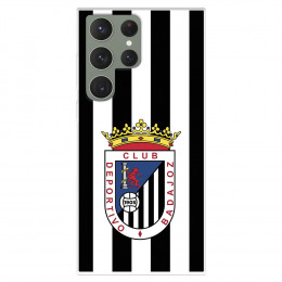 Funda para Samsung Galaxy S23 Ultra del Club Deportivo Badajoz Escudo Blanquinegro  - Licencia Oficial Club Deportivo Badajoz