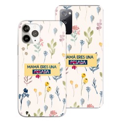 Funda Día De La Madre - Mamá Eres Una Pasada Floral