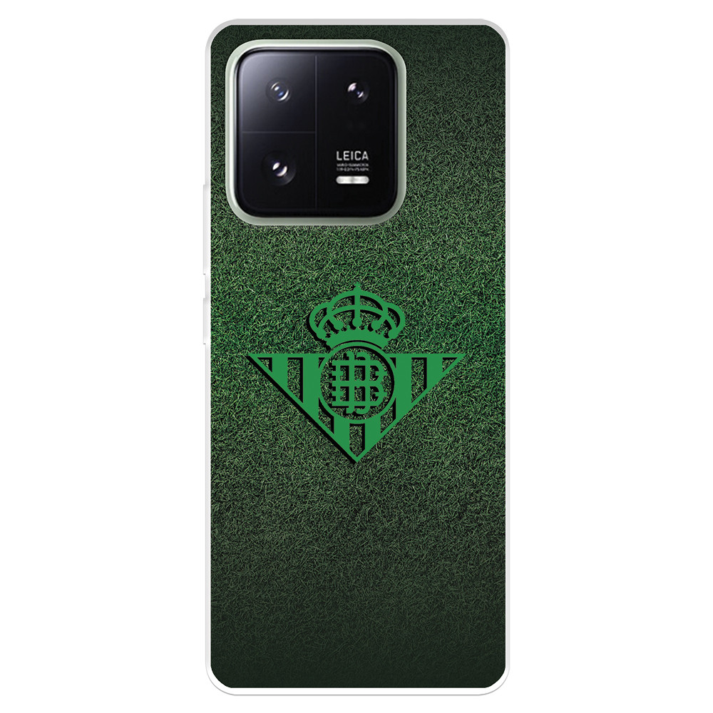 Funda para Xiaomi 13 Pro del Real Betis Balompié Escudo Verde Fondo trama -  Licencia Oficial Real