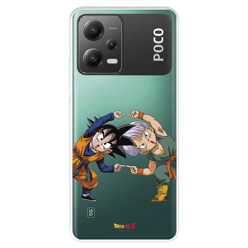 Funda para Xiaomi Poco X5 5G Oficial de Dragon Ball Goten y Trunks