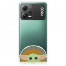 Funda para Xiaomi Poco X5 5G Oficial de Star Wars Baby Yoda Sonrisas - The Mandalorian