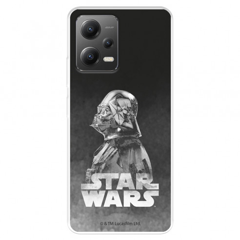 Funda para Xiaomi Poco X5 5G Oficial de Star Wars Darth Vader Fondo negro - Star Wars