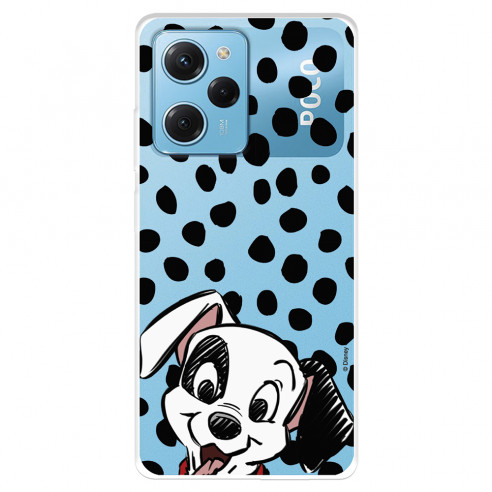Funda para Xiaomi Poco X5 Pro 5G Oficial de Disney Cachorro Manchas - 101 Dálmatas