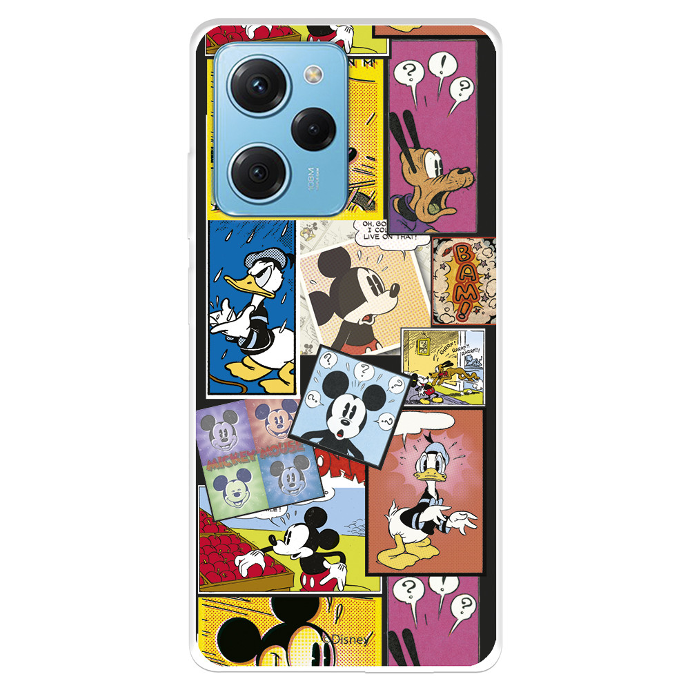 Funda para Xiaomi Poco X5 Pro 5G Oficial de Disney Mickey Comic