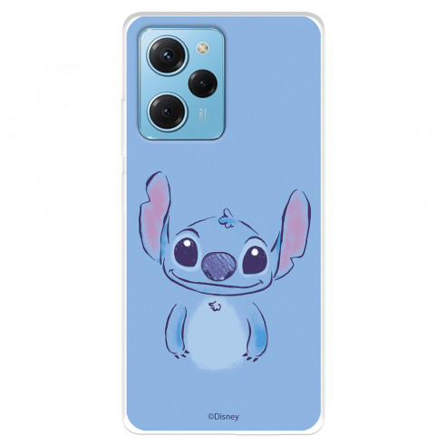 Funda para Xiaomi Poco X5 Pro 5G Oficial de Disney Stitch Azul - Lilo & Stitch