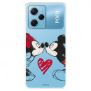 Funda para Xiaomi Poco X5 Pro 5G Oficial de Disney Mickey y Minnie Beso - Clásicos Disney